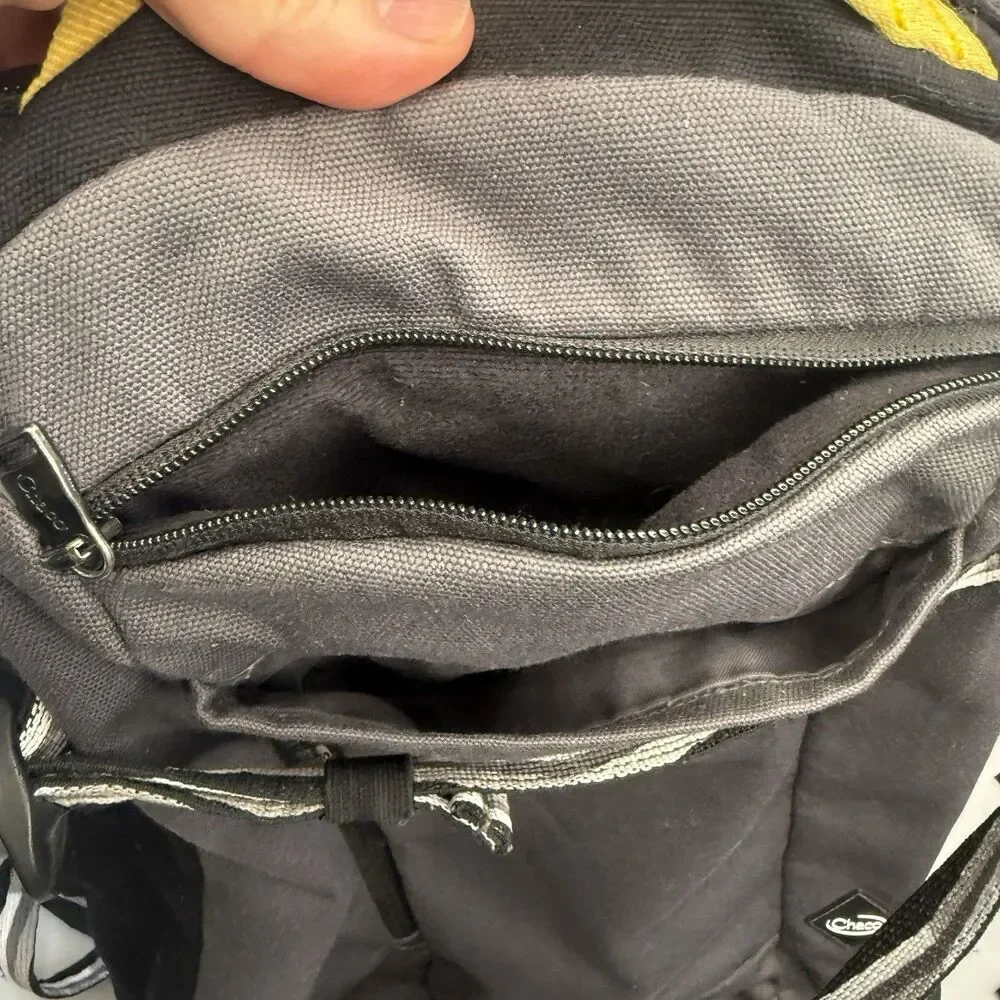 Chaco Radlands Daypack Backpack Gray Outdoor Hiking Travel Webbing EUC
